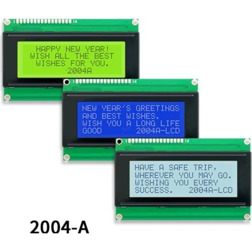 16PIN Parallel Character LCD2004 Display Screen SPLC780C Controller Compatible for EQV 3.3V 5V Backlight)