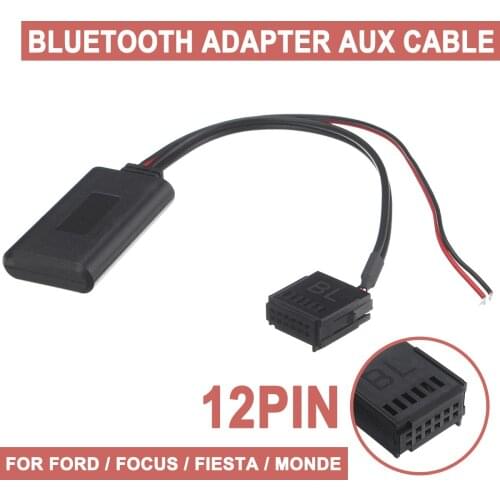 Car 12V bluetooth Adapter Stereo AUX-IN For bluetooth aux car kit For Ford Focus,Fiesta,Mondeo,C-Max,Fusion Aux Module Cable