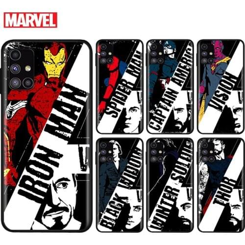 Avengers Marvel superhero For Samsung Note 20 10 9 8 Ultra lite Plus Pro F62 M62 M60 M40 M31S M21 M20 M10S Soft Phone Case