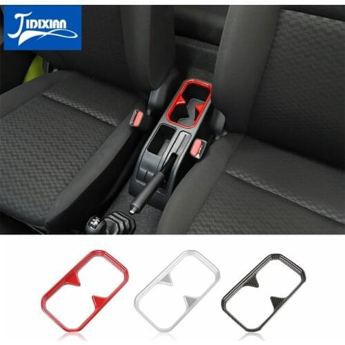 MOPAI Interior Accessories for Suzuki Jimny JB74 Car Front Cup Holder Decoration Stickers for Suzuki Jimny 2019