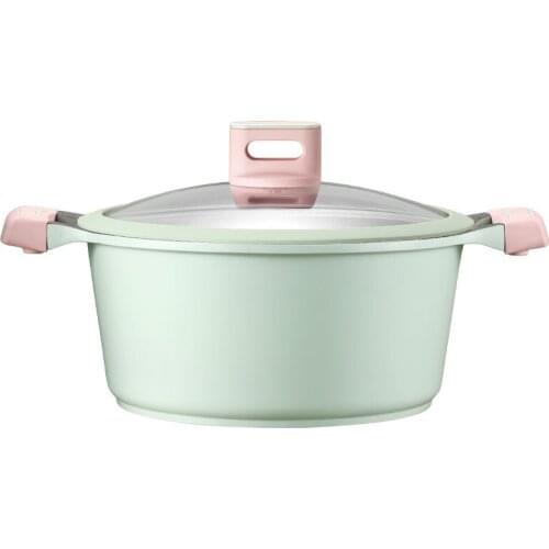 Maifan stone soup pot household thickened soup noodle instant noodle pot aluminum pot non-stick double ear soup pot