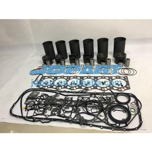 E13C liner kit piston piston rings with full gasket kit For Hino