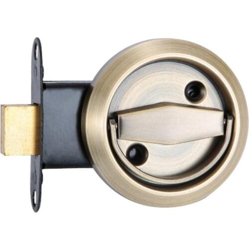 Invisible Storage Room Wooden Door Lock Single Door Lock TV Wall Dark Door Lock Bathroom Concealed Keyless lock