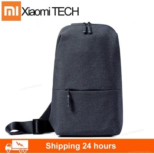 Classic Xiaomi mi backpack urban casual chest bag lightweight men and women small shoulder type unisex rucksack backpack bag