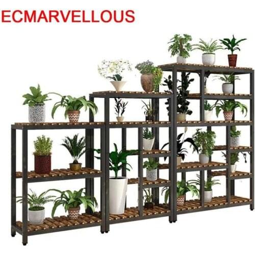 Plantenrekken Varanda For Saksi Standi Rak Bunga Balkon Etagere Pour Plante Outdoor Balcony Flower Shelf Rack Plant Stand