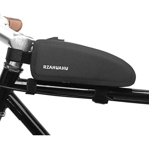 RZAHUAHU Full Waterproof Bicycle Bag Road Bike Tube Package MTB Bike Front Beam Bag Cycling Equipment Bike Accessories