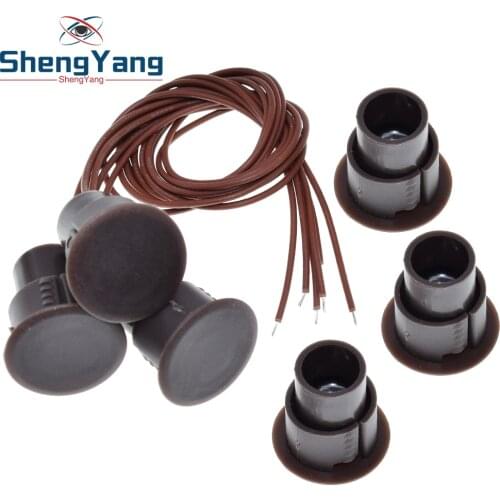 RC-36 Wired Door Magnetic Switch Alarm Sensor Magnet Alarm Detector For Iron Gate Home Security Alarm System NC for Arduino