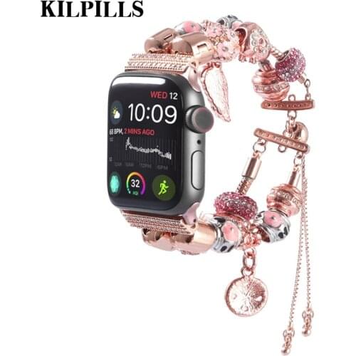 DIY manual strap for apple watch 5 band 44mm 40mm iwatch bands 42mm 38mm watchband bracelet accessories for series 5 4 3 2 44 m