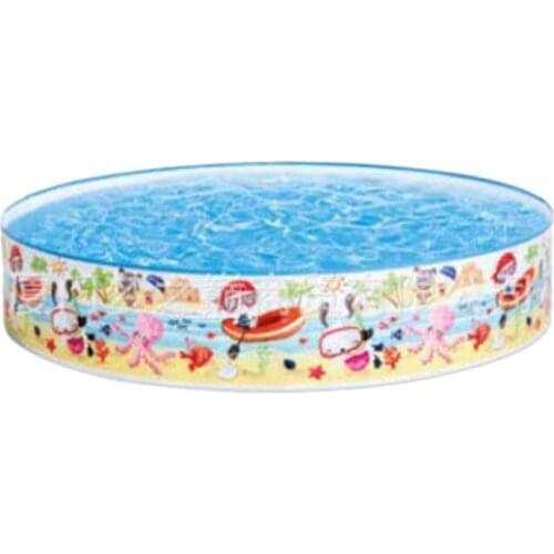 Family Swimming Pool Snap Set Kids Paddling Pool For Boys Girls Outdoor Water Fun Easy To Use And Convenient To Store