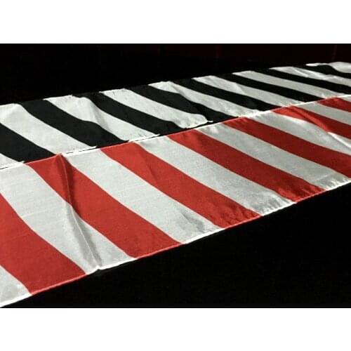 Top Quality Black&White Long Silk (500x15cm) - Magic Trick,Stage Magic Props,Mentalism,Comedy,Accessories,Magia Toys