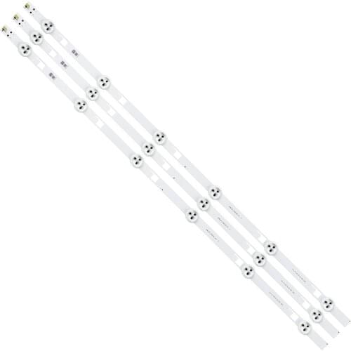 1Set=3PCS LED Backlight Strip 7 Lamps For TO SHIBA 32W2433D 32W2453RK PEV3232-01Y LED BAR CORE 32" 6PKG REV 0.2 2013.10.07