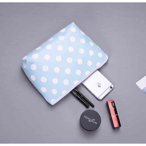 10PCS/LOT Waterproof Makeup Bags Cosmetics Pouchs Travel Ladies Pouch Women Cosmetic Bag Female Zipper Portable Fashion Make Up