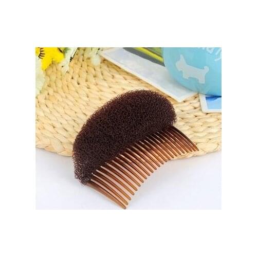 By dhl or ems 200pcs Dish Fluffy Sponge Pad Hair Styling Clip Stick Bun Maker Braid Tool Hair Beauty Tools Accessories
