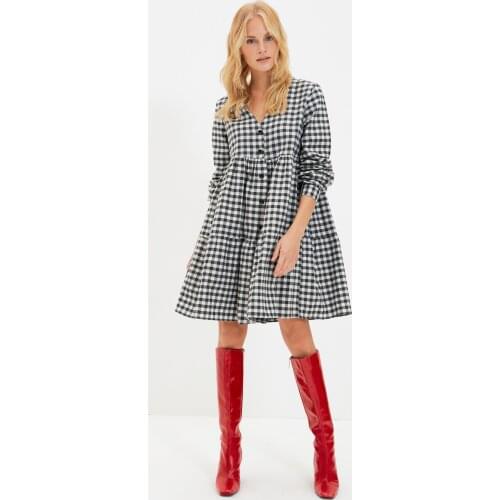 BUUFUU Fashionable Shirt Dresses