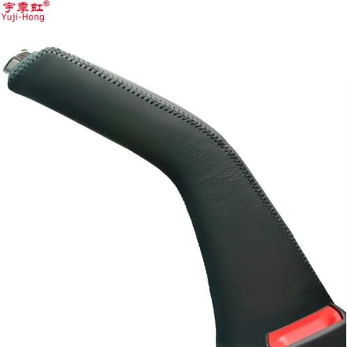 Yuji-Hong Car Handbrake Covers Case for Chevrolet Cruze Genuine Leather Auto Cover Car-styling Automatic Handbrake Grips