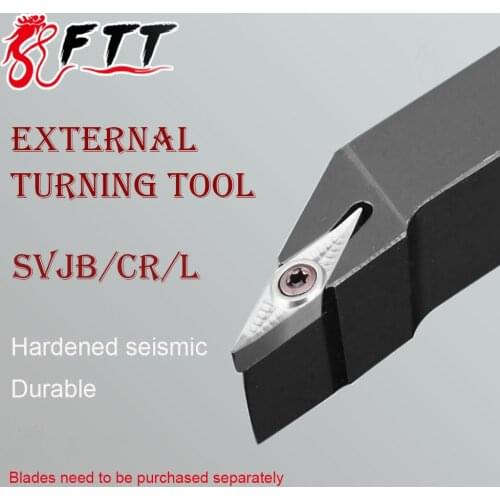 SVJBR1212H11 SVJBR1616H11 SVJBR2020K11 SVJBR2525M11 External Turning Tool Holder CNC Lathe Accessories For VCGT Carbide Inserts