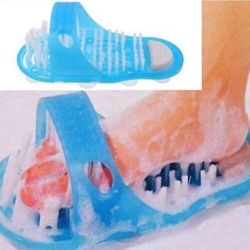 Foot Scrubber Bath Shoe 1 Pair Care Household Products Remove Dead Skin Slipper Tool Massage Cleaning Plastic Bath Shoes