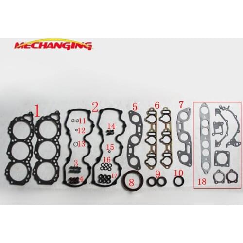 For NISSAN PALADIN 2.4L VG33E Automobile Spare Parts Overhaul Package Complete Engine Parts Engine Gasket 10101-0W025 50238300