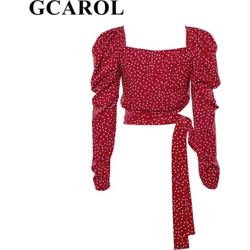 Летние блузки GCAROL China At AliExpress