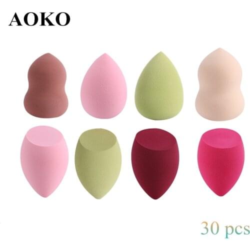 30 pcs Cosmetic Puff Makeup Foundation Sponge