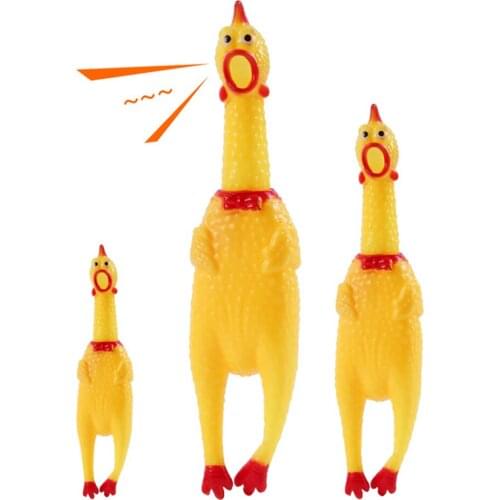 Pet Sounding Cartoon Toys Dogs Grinning Teeth Chewing Squeaky Chickens Screaming Chickens Screaming Chickens Screaming Chickens