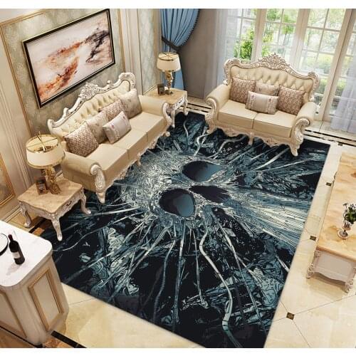 Bohemian style creative skull halloween floor mat door mat non-slip mat carpet bedroom living room home decoration