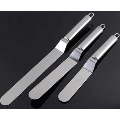 Stainless Steel Baking Spatulas Cake Cream Butter Kitchen Gadgets Fondant Pastry Molds Kitchen Accessories Cake Decorating