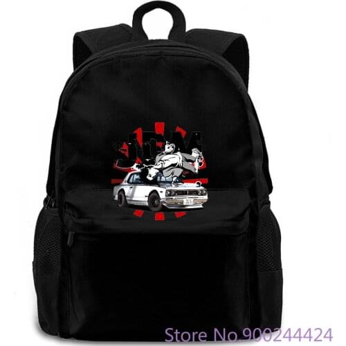 Jdm Skyline GTR C10 White or Gray To 3 XL 1969 Drifting Datsun Nissan 2018 Fashion Black backpack