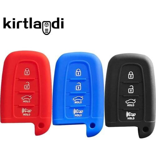 Silicone Key Case Holder for Kia Sportage Soul Sorento Forte Rio K5 Optima Hyundai Elantra Sonata Ix35 Veloster Genesis Cover