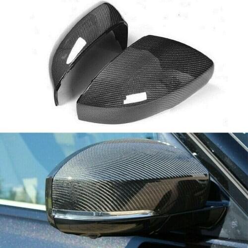 Replacement Type Carbon Fiber Mirror Cover Caps Fit For Land Rover Range Rover Sport & Vogue 2014 Up