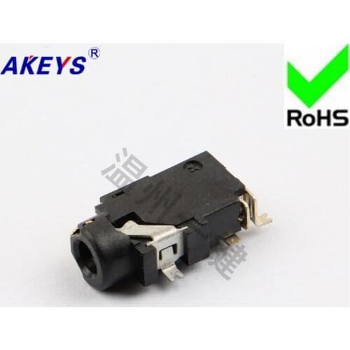 10 PCS PJ-229 Wenzhou 1-button 2.5 headphone socket 4-foot patch 2.5 socket power supply socket audio socket