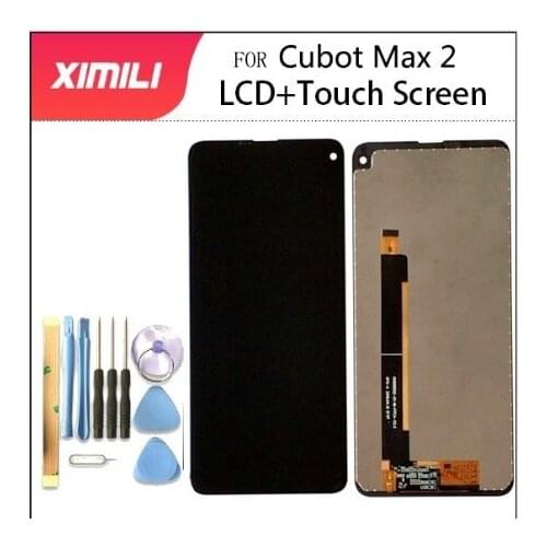 100% Tested New For Cubot Max 2 LCD Display and Touch Screen 6.8" Assembly Repair Parts With Tools And Adhesive For Cubot Max 2