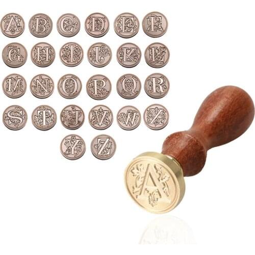 26 Capital Letters Sealing Wax Seal Stamp Classic Diy Retro Metal Card Making Wax Seal Stamp Handcrafts Wedding Invitations Tool
