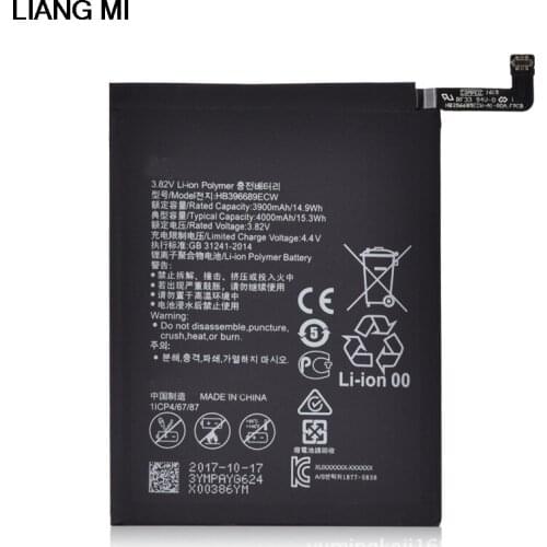 HB396689ECW Rechargeable Li-ion phone battery For Huawei Mate 9 Mate9 4000mAh with Repair Tools