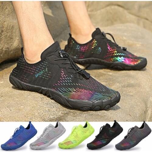 Breathable Aqua Shoes Barefoot Men Women Sneakers Swimming Beach Wading Flat Anti-Slippery Outdoor Walking Sport Gym Hiking Shoe