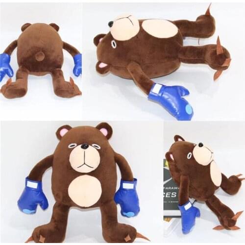 Anime Jujutsu Kaisen Toy Gifts Boxing Bear Cute Plush Doll Stuffed Gojo Satoru Yuji Movie Scene Ver. Toys Pillow Figure