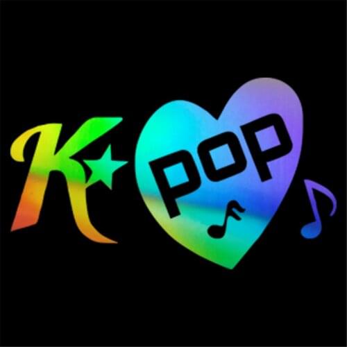K-pop Korea Wall Glass Window Home Door Car Sticker Laptop Auto Truck Motorcycle