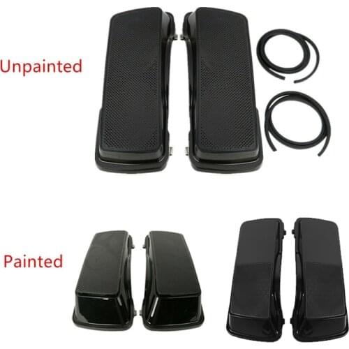 Motorcycle 6x9'' Speaker Lids For Harley Touring Saddlebag Road King Street Electra Glide FLHR FLHTK FLTC FLTRX FLHX 1993-2013