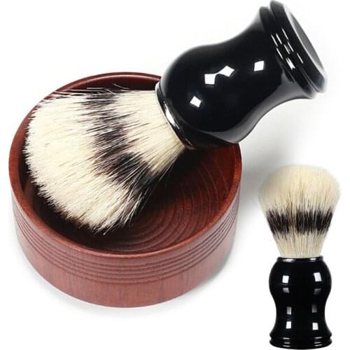 Man Pure Badger Hair Shaving Brush Wood 100% For Razor IT Double Edge Safety Straight Classic Safety Razor