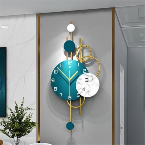 Clocks Wall Clocks Living Room Light Luxury Clock Wall Hanging Home Fashion Creative Decoration Modern Simple Art Wall Watches
