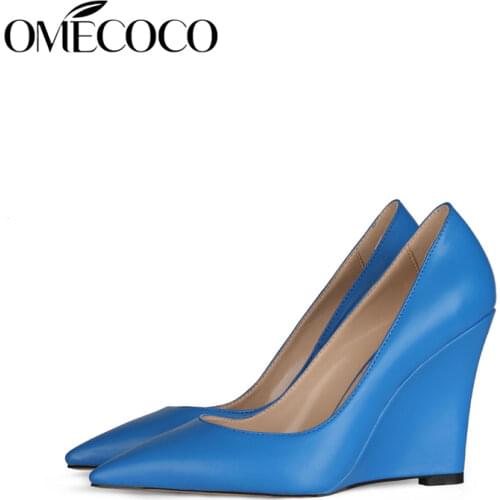 Кожаные туфли-лодочки Omecoco China At AliExpress