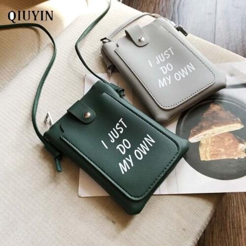 Qiuyin Women/female/lady Wallet Bags for Women 2020 Designer Korean Cute Purse Phone Bag Coins Bag Wallet Zipper Leather Purse