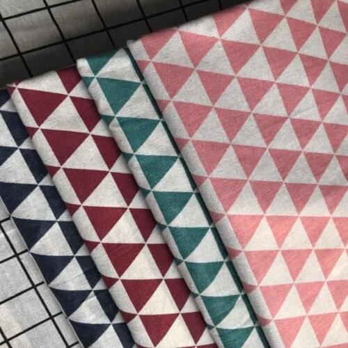 Width 150CM Printed Cotton Linen Canvas Fabric For Patchwork DIY Sewing Quilting Handmade Home Textile Sofa Cover Material Cloth