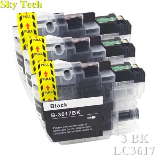 3BK Compatible Ink cartridge For LC3617 LC-3617 , For Brother MFC-J2330DW MFC-J2730DW MFC-J3530DW MFCJ-3930DW etc