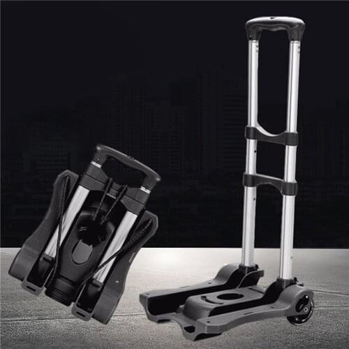 Heavy Duty Foldable Hand Sack Wheel Trolley Folding Truck Barrow Cart Travel Luggage Shopping Cart Portable Home Use