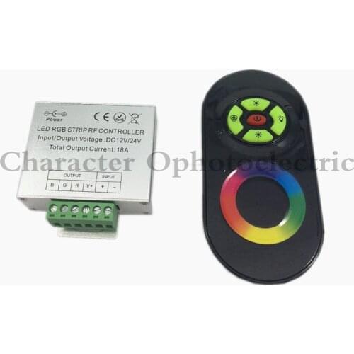 5PCS Magic Dream Color RGB LED Controller,DC12,24V 5 Keys Aluminum shell RF Touch RGB controller for led strips,wall lights