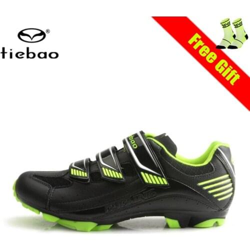 Tiebao Sapatilha Ciclismo Mtb Cycling Shoes Men Self-locking Breathable Outdoor Mountain Bike Sneaker Men Women Riding Bike Shoe
