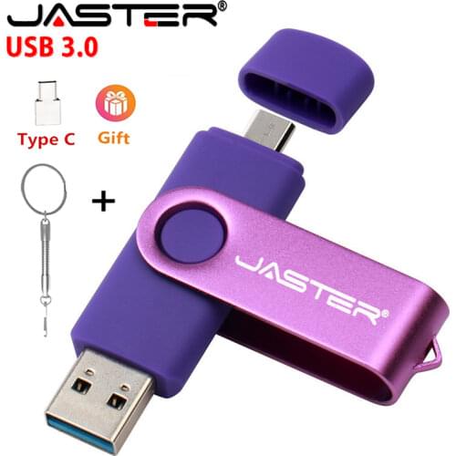 JASTER USB 3.0 OTG metal usb flash drive pendrive 16GB 32GB 64GB 128GB key usb stick pen drive flash usb3.0