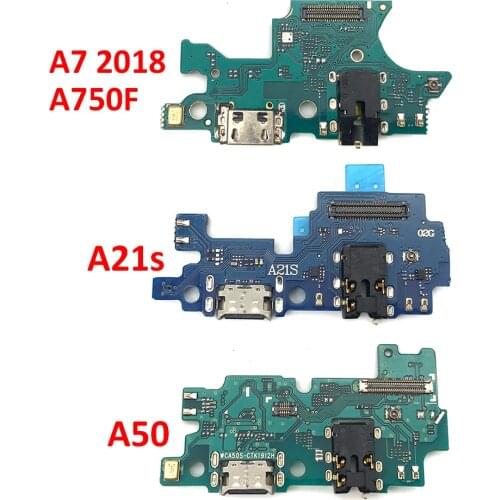 For Samsung A10 A10S A20 A20S A21S A30 A30S A40 A50 A50S A750 USB Charging Port Parts Charger Dock Connector Board Flex Cable