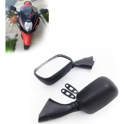 Afetermarket free shipping motorcycle mirror For Motorcycle Suzuki GSXR600 750 01-03 1300 R Hayabusa 1999-2012 BLACK Mirror